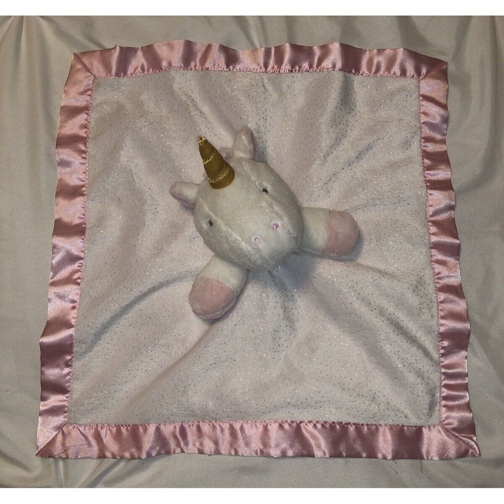 Cloud Island Lovey unicorn white security blanket Sparkle - Picture 3 of 9